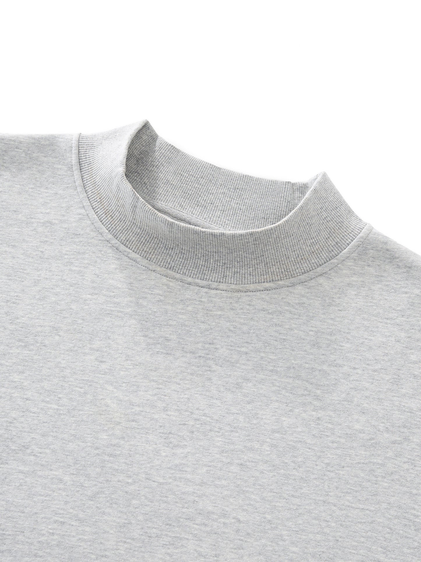 FLK9 Essential Fleece Mock-Neck Crew Sweatshirt- Featuring Frenchy
