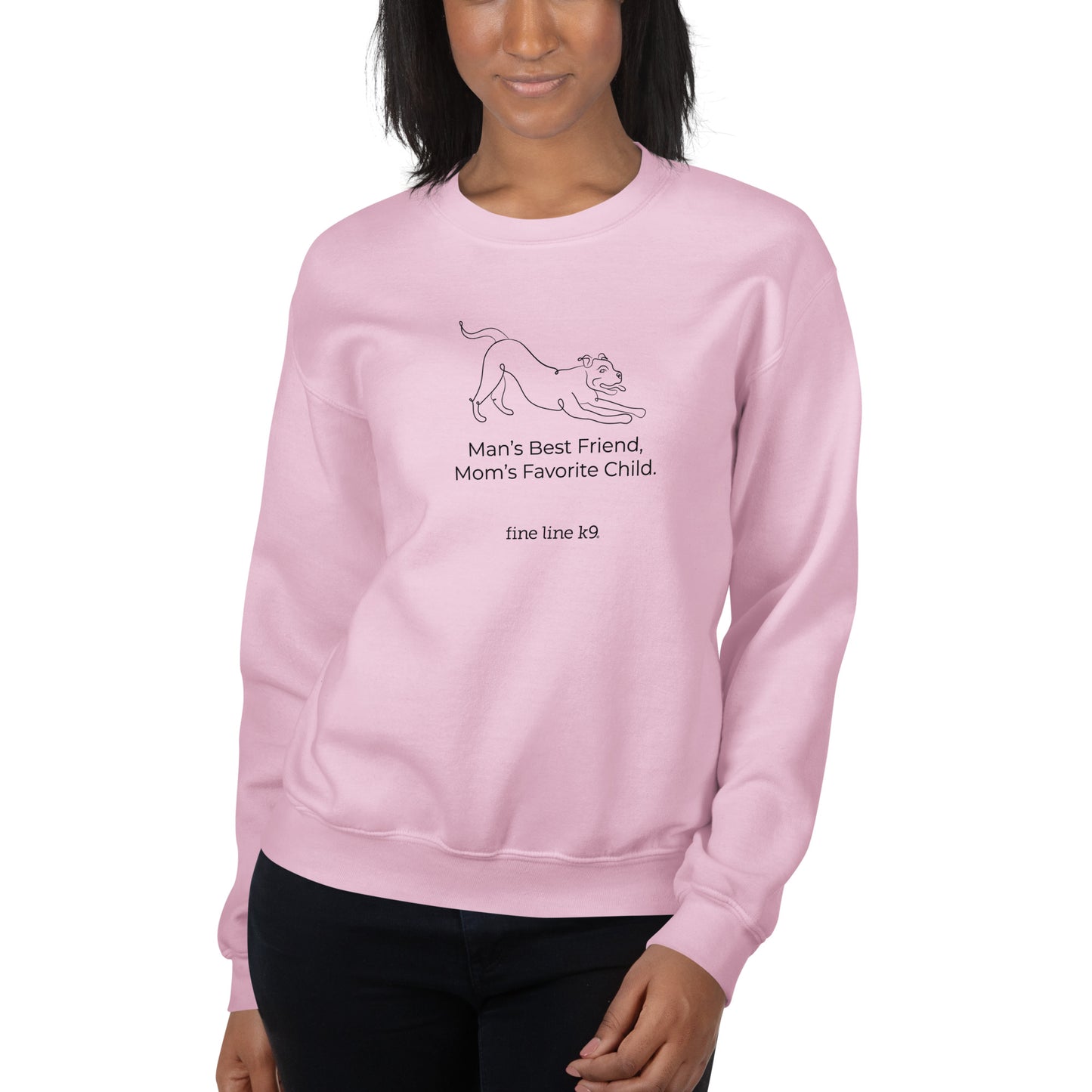 FLK9 Celebrating Mother's Day- "Man's Best Friend, Mom's Favorite Child" Mixed Breed Sweatshirt