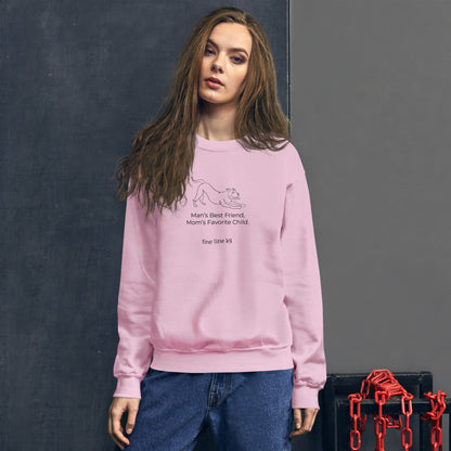 FLK9 Celebrating Mother's Day- "Man's Best Friend, Mom's Favorite Child" Mixed Breed Sweatshirt