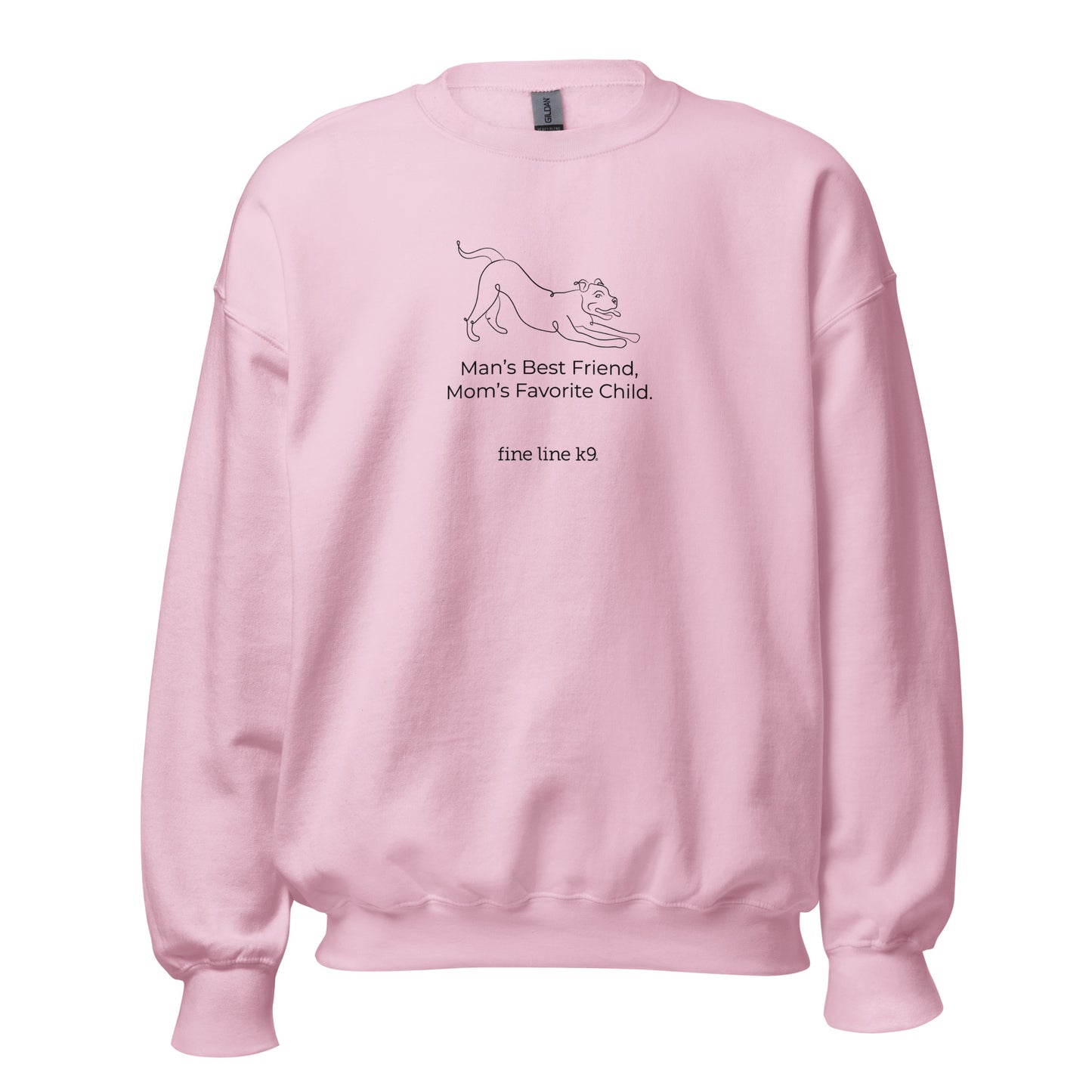 FLK9 Celebrating Mother's Day- "Man's Best Friend, Mom's Favorite Child" Mixed Breed Sweatshirt
