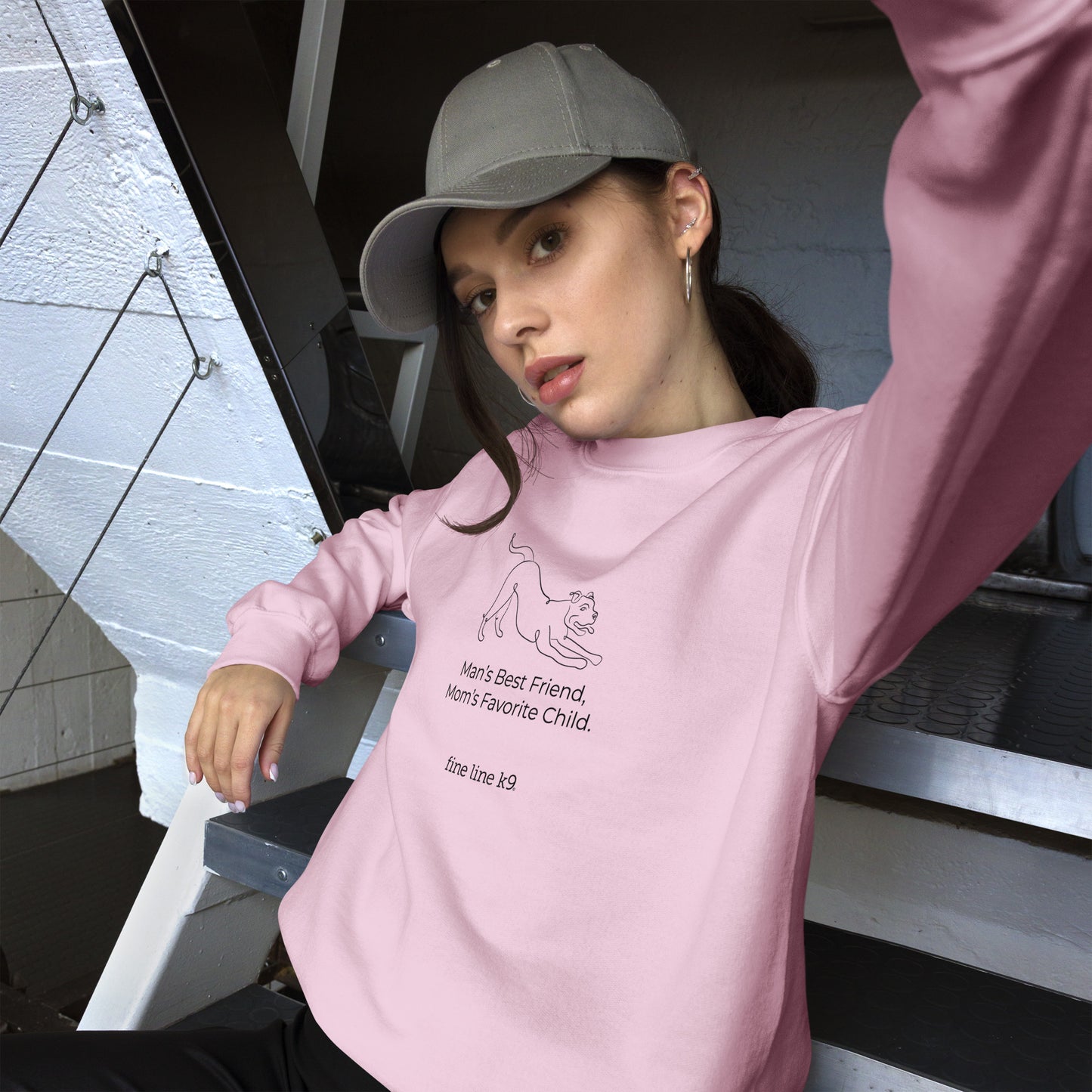 FLK9 Celebrating Mother's Day- "Man's Best Friend, Mom's Favorite Child" Mixed Breed Sweatshirt