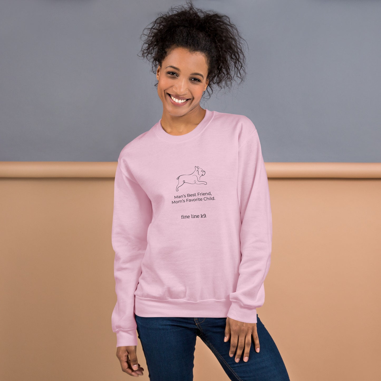 FLK9 Celebrating Mother's Day- "Man's Best Friend, Mom's Favorite Child" AKC Sweatshirt
