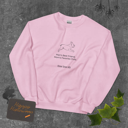 FLK9 Celebrating Mother's Day- "Man's Best Friend, Mom's Favorite Child" AKC Sweatshirt