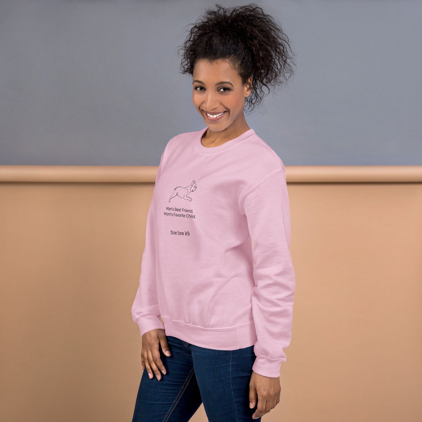 FLK9 Celebrating Mother's Day- "Man's Best Friend, Mom's Favorite Child" AKC Sweatshirt