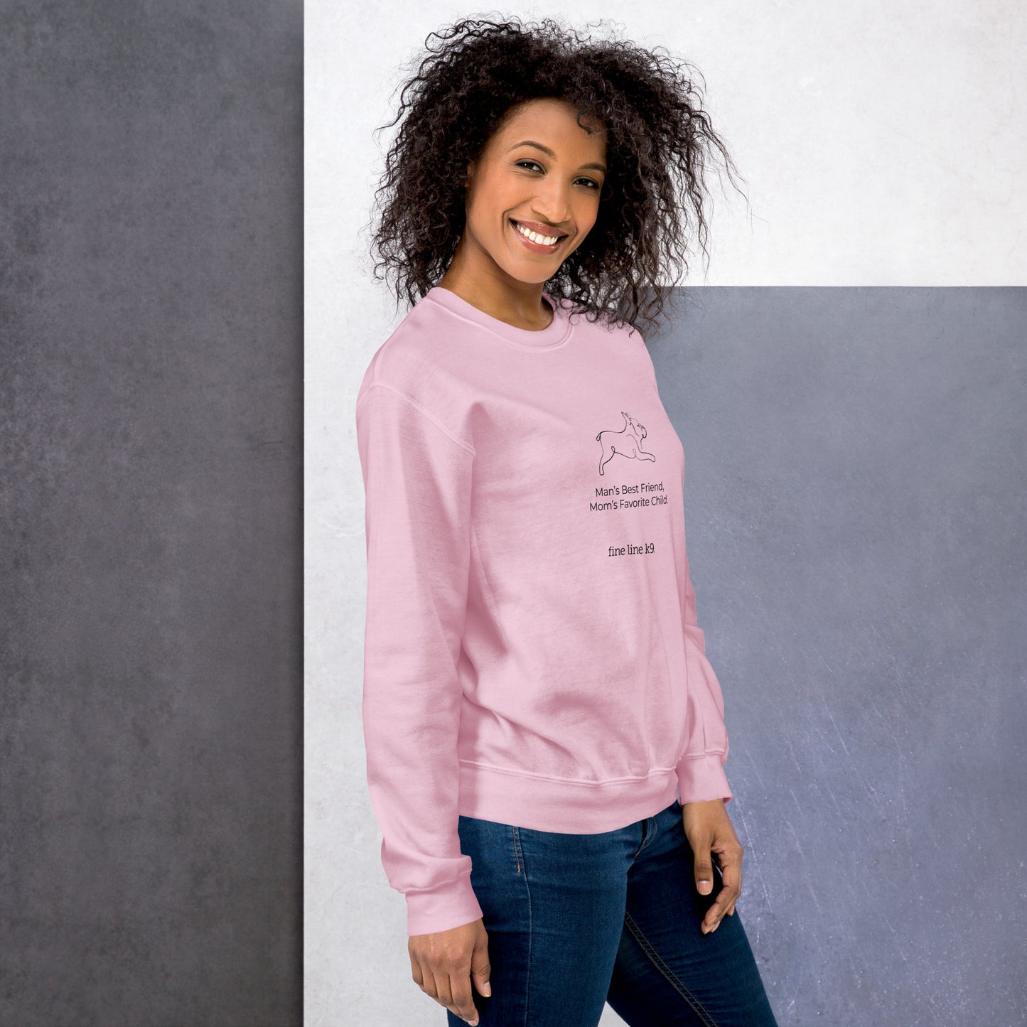FLK9 Celebrating Mother's Day- "Man's Best Friend, Mom's Favorite Child" AKC Sweatshirt