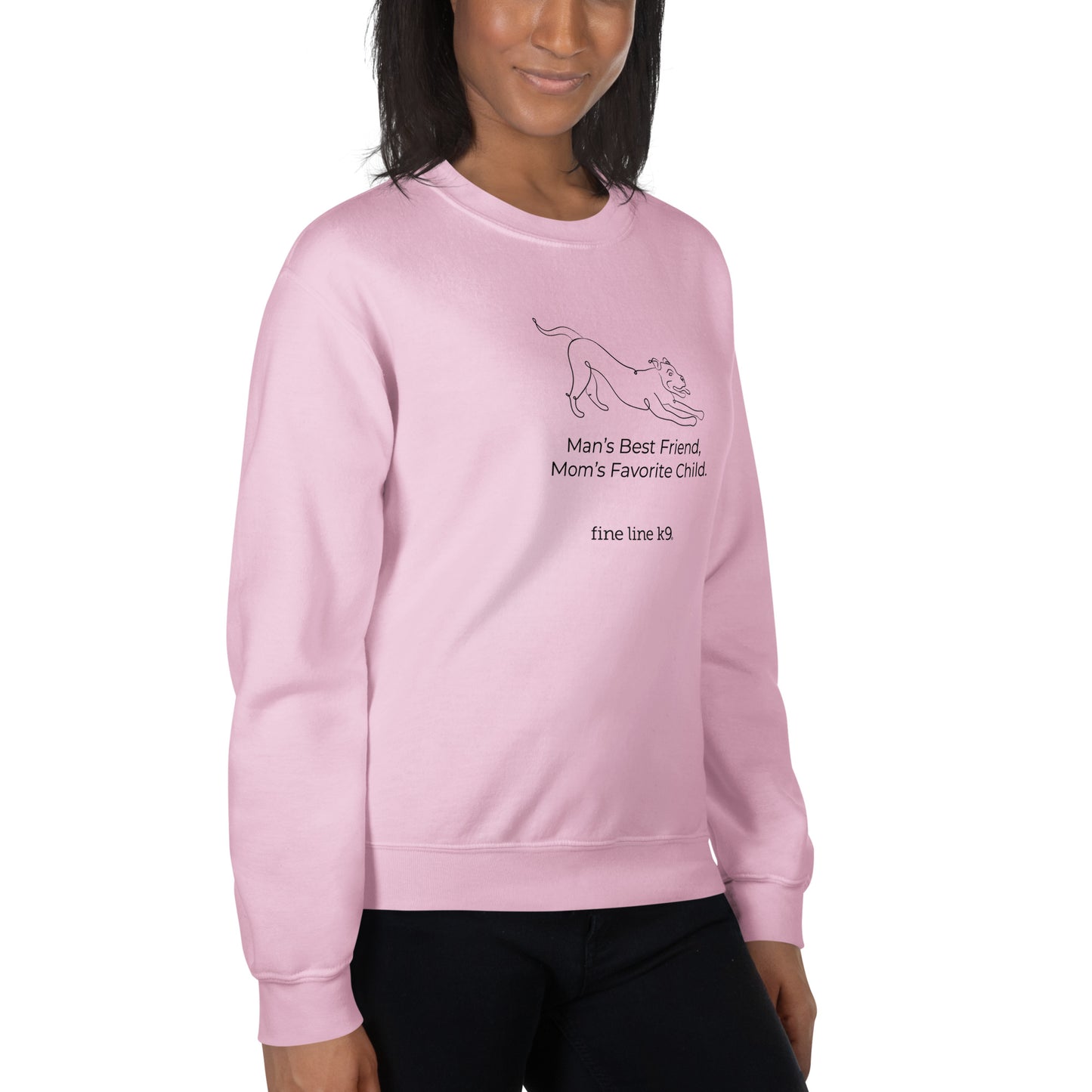 FLK9 Celebrating Mother's Day- "Man's Best Friend, Mom's Favorite Child" Mixed Breed Sweatshirt