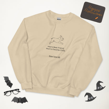FLK9 Celebrating Mother's Day- "Man's Best Friend, Mom's Favorite Child" AKC Sweatshirt