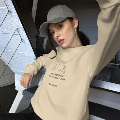 FLK9 Celebrating Mother's Day- "Man's Best Friend, Mom's Favorite Child" Mixed Breed Sweatshirt