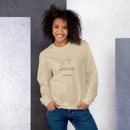 FLK9 Celebrating Mother's Day- "Man's Best Friend, Mom's Favorite Child" AKC Sweatshirt