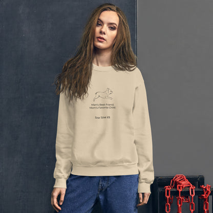 FLK9 Celebrating Mother's Day- "Man's Best Friend, Mom's Favorite Child" AKC Sweatshirt