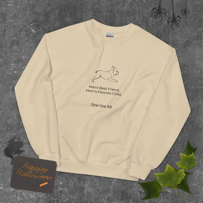 FLK9 Celebrating Mother's Day- "Man's Best Friend, Mom's Favorite Child" AKC Sweatshirt