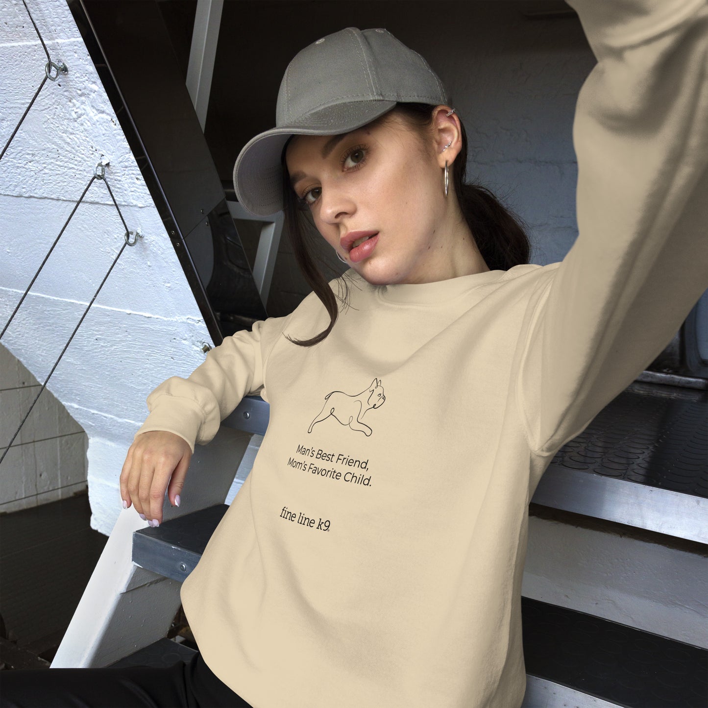 FLK9 Celebrating Mother's Day- "Man's Best Friend, Mom's Favorite Child" AKC Sweatshirt