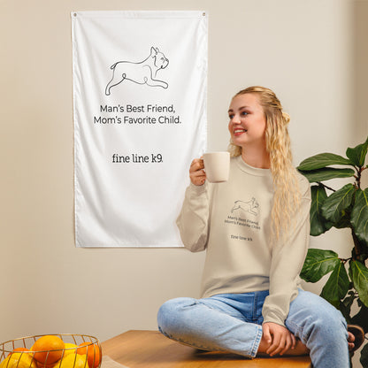 FLK9 Celebrating Mother's Day- "Man's Best Friend, Mom's Favorite Child" AKC Sweatshirt
