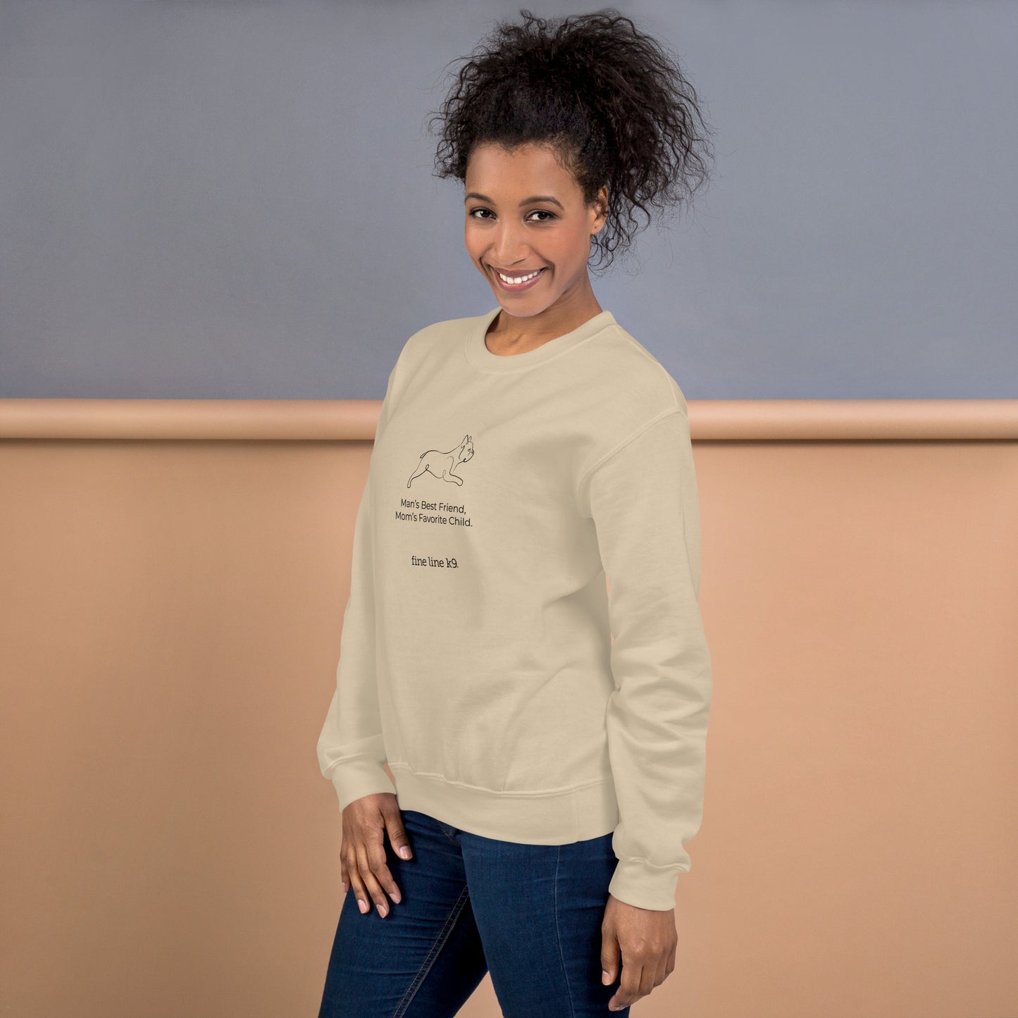 FLK9 Celebrating Mother's Day- "Man's Best Friend, Mom's Favorite Child" AKC Sweatshirt
