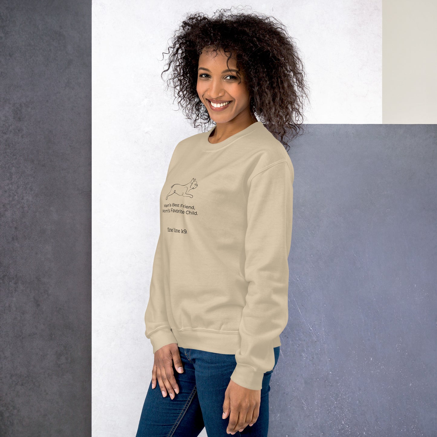 FLK9 Celebrating Mother's Day- "Man's Best Friend, Mom's Favorite Child" AKC Sweatshirt