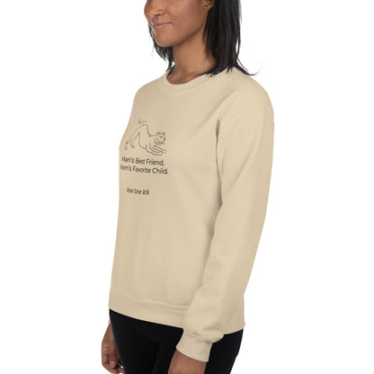 FLK9 Celebrating Mother's Day- "Man's Best Friend, Mom's Favorite Child" Mixed Breed Sweatshirt