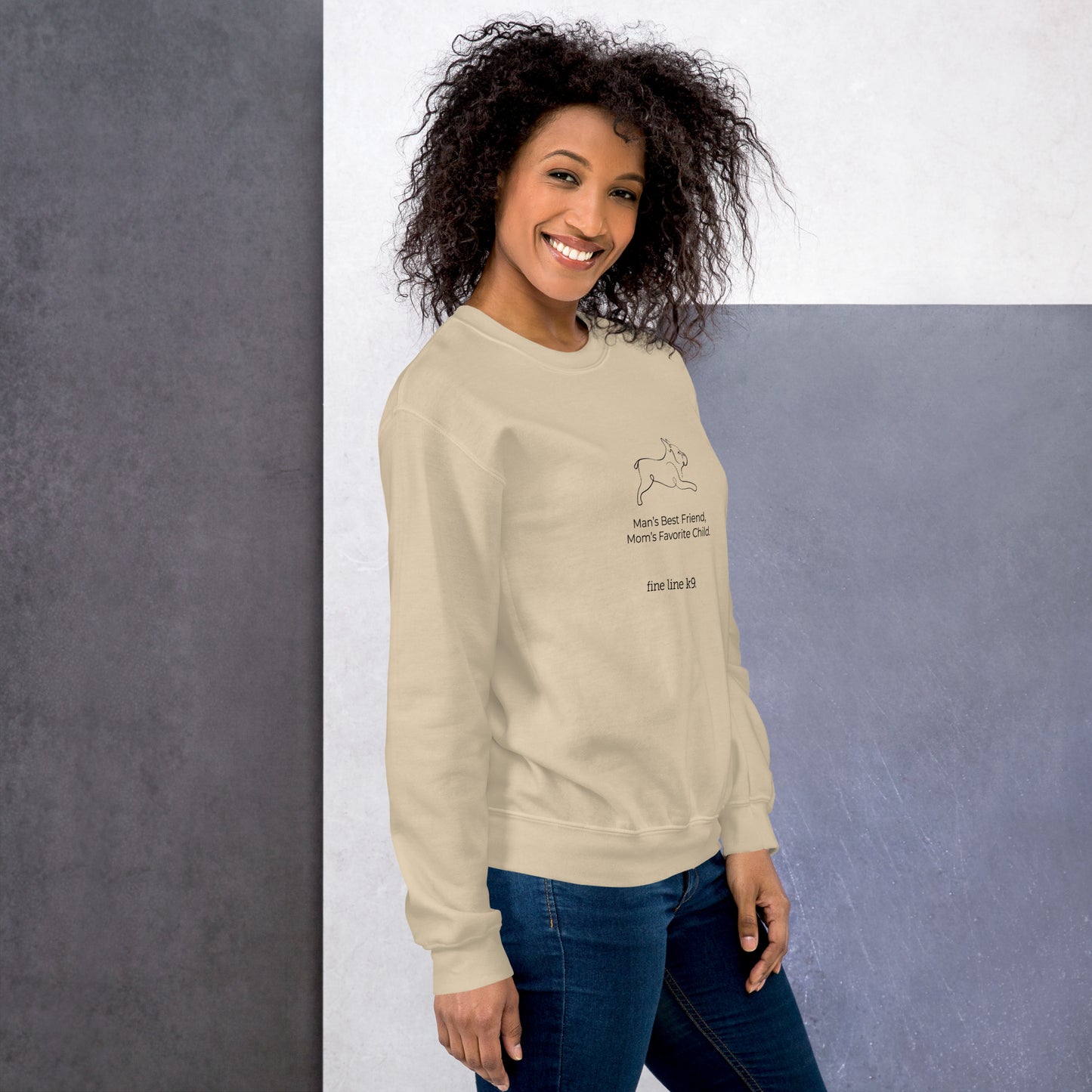 FLK9 Celebrating Mother's Day- "Man's Best Friend, Mom's Favorite Child" AKC Sweatshirt