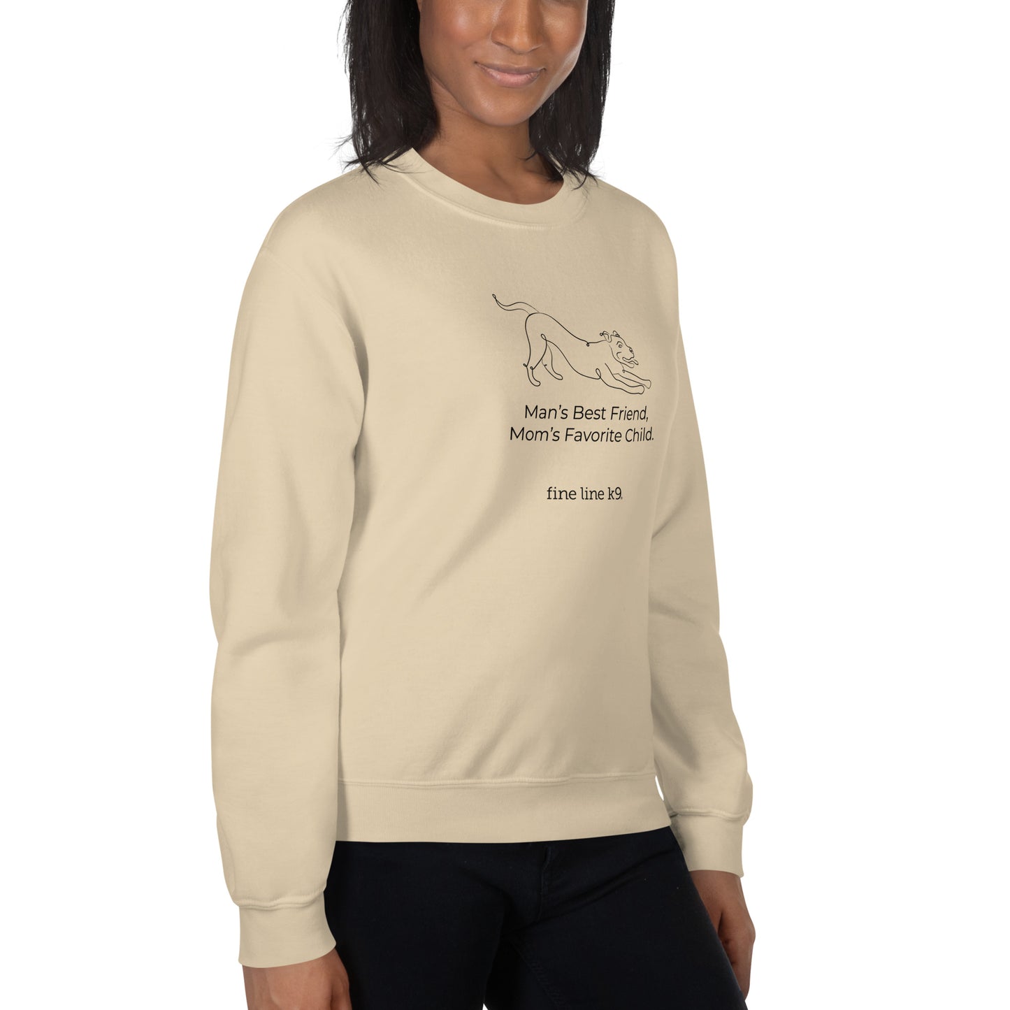 FLK9 Celebrating Mother's Day- "Man's Best Friend, Mom's Favorite Child" Mixed Breed Sweatshirt