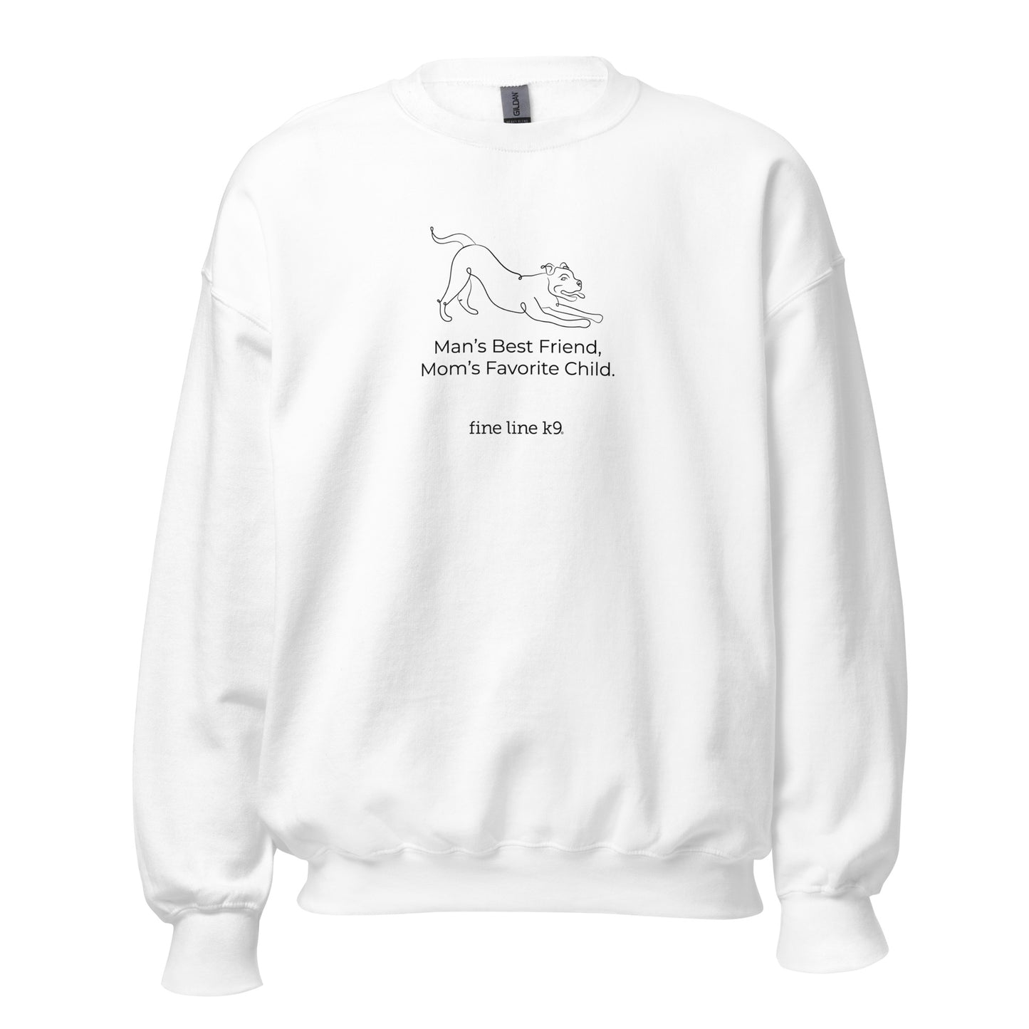 FLK9 Celebrating Mother's Day- "Man's Best Friend, Mom's Favorite Child" Mixed Breed Sweatshirt