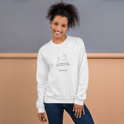 FLK9 Celebrating Mother's Day- "Man's Best Friend, Mom's Favorite Child" AKC Sweatshirt
