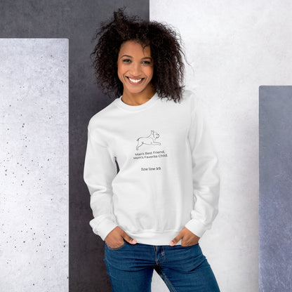 FLK9 Celebrating Mother's Day- "Man's Best Friend, Mom's Favorite Child" AKC Sweatshirt
