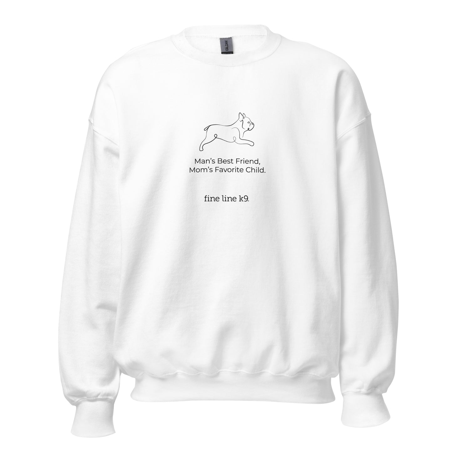 FLK9 Celebrating Mother's Day- "Man's Best Friend, Mom's Favorite Child" AKC Sweatshirt