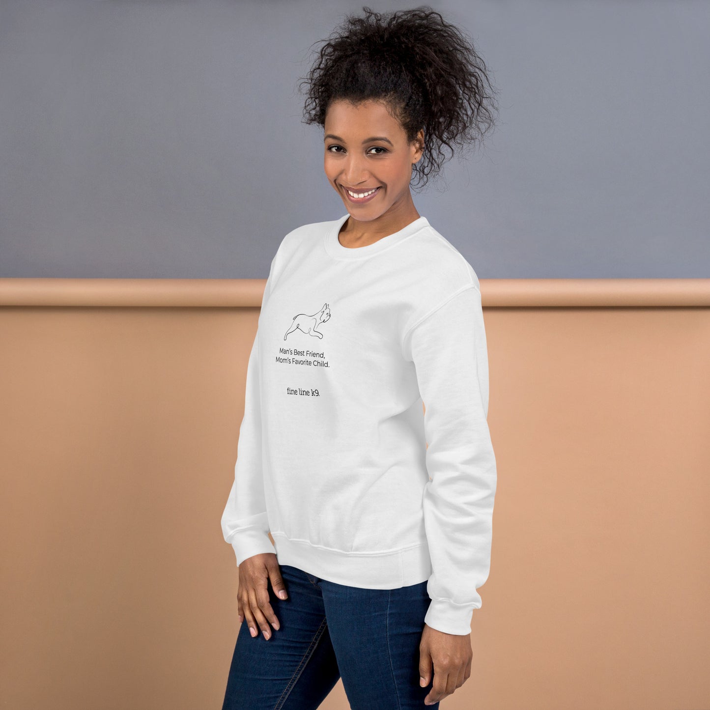 FLK9 Celebrating Mother's Day- "Man's Best Friend, Mom's Favorite Child" AKC Sweatshirt