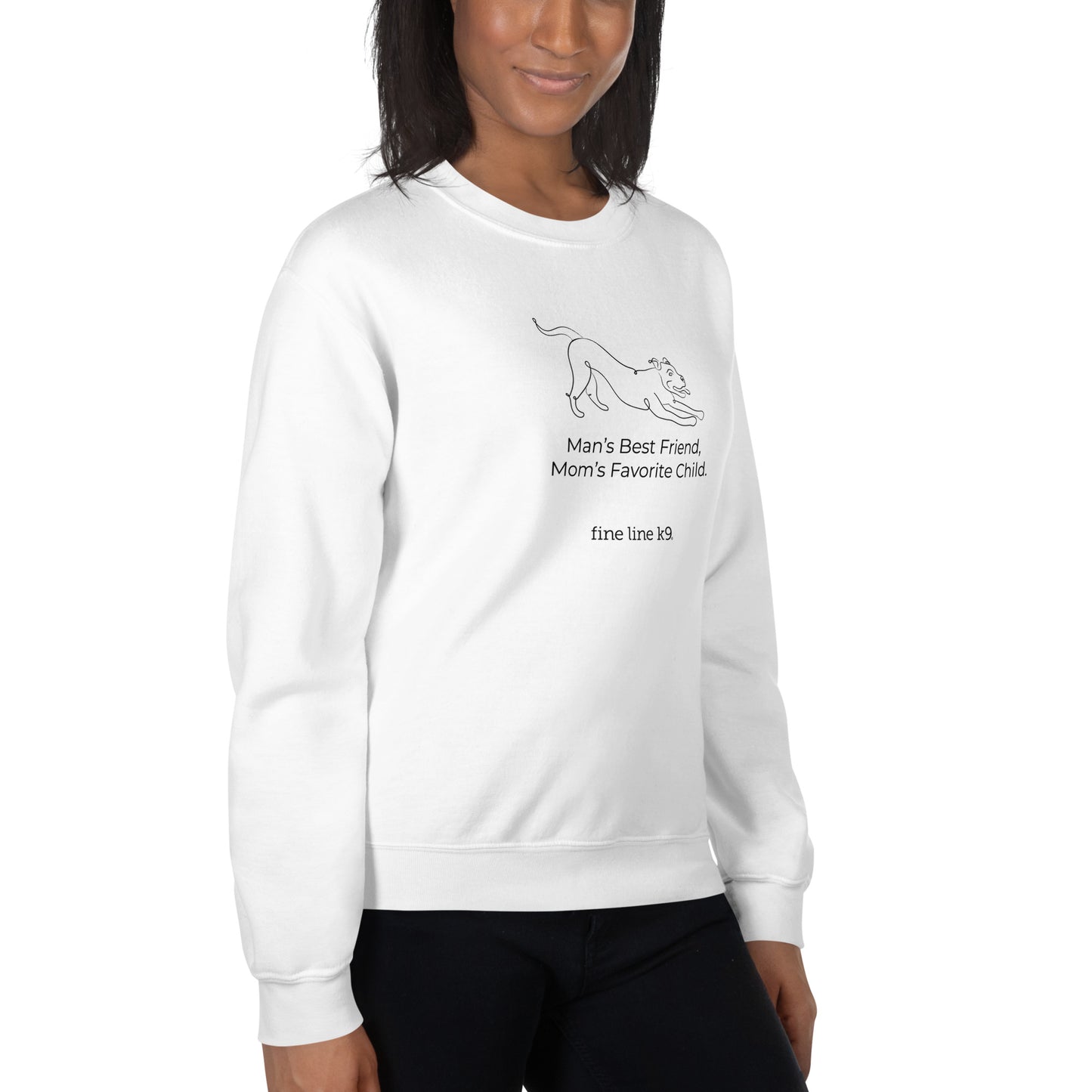 FLK9 Celebrating Mother's Day- "Man's Best Friend, Mom's Favorite Child" Mixed Breed Sweatshirt