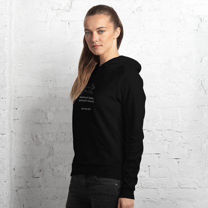 French Bulldog Premium Hoodie delivers "Maximum Sass, Minimum Snout." (Black or white)