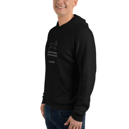 French Bulldog Premium Hoodie delivers "Maximum Sass, Minimum Snout." (Black or white)