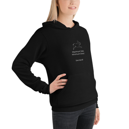 French Bulldog Premium Hoodie delivers "Maximum Sass, Minimum Snout." (Black or white)