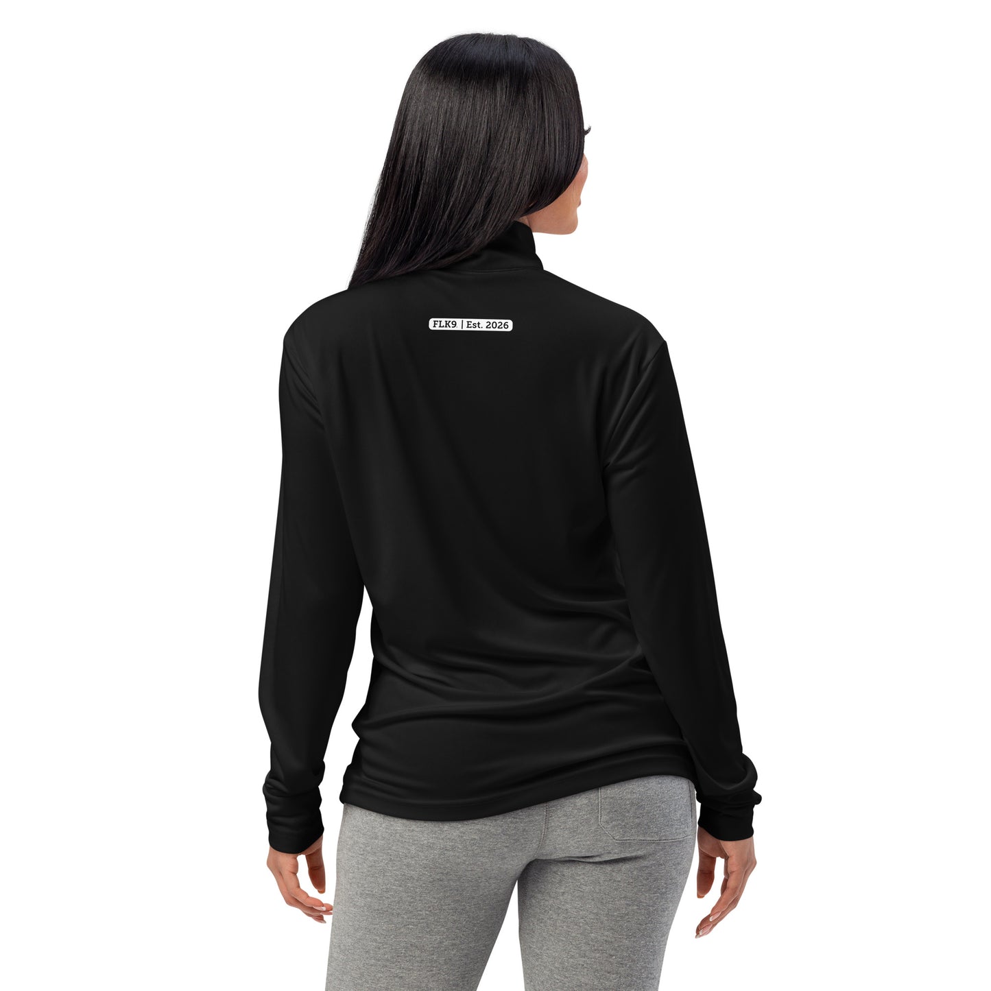 The Essential FLK9 Lightweight quarter-zip pullover (Unisex)- DESIGNED on the NORTH COAST
