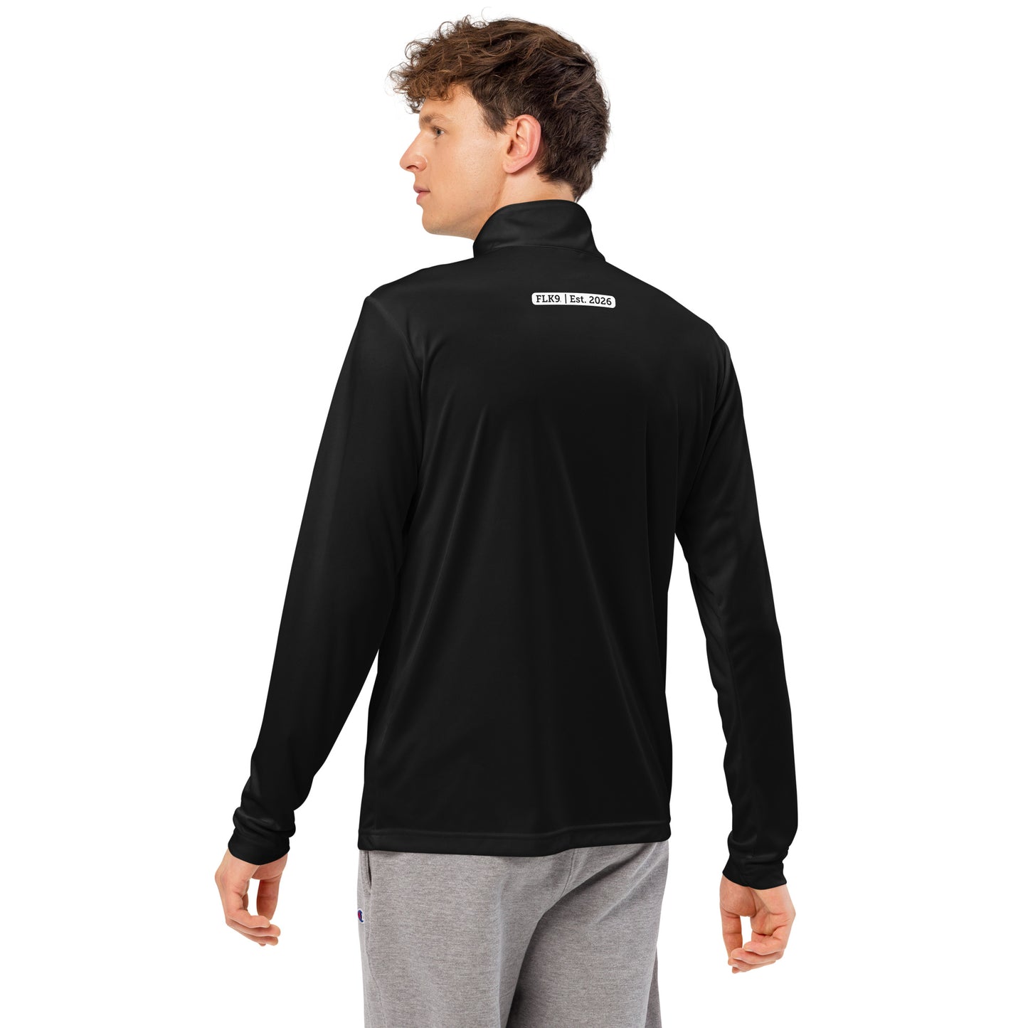 The Essential FLK9 Lightweight quarter-zip pullover (Unisex)- DESIGNED on the NORTH COAST