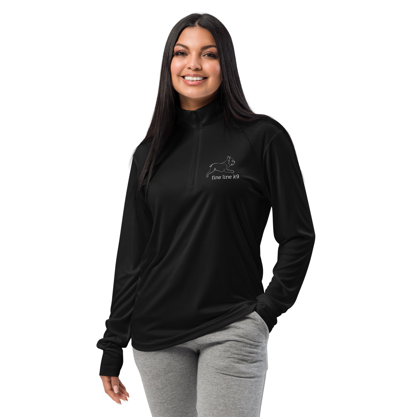 The Essential FLK9 Lightweight quarter-zip pullover (Unisex)- DESIGNED on the NORTH COAST