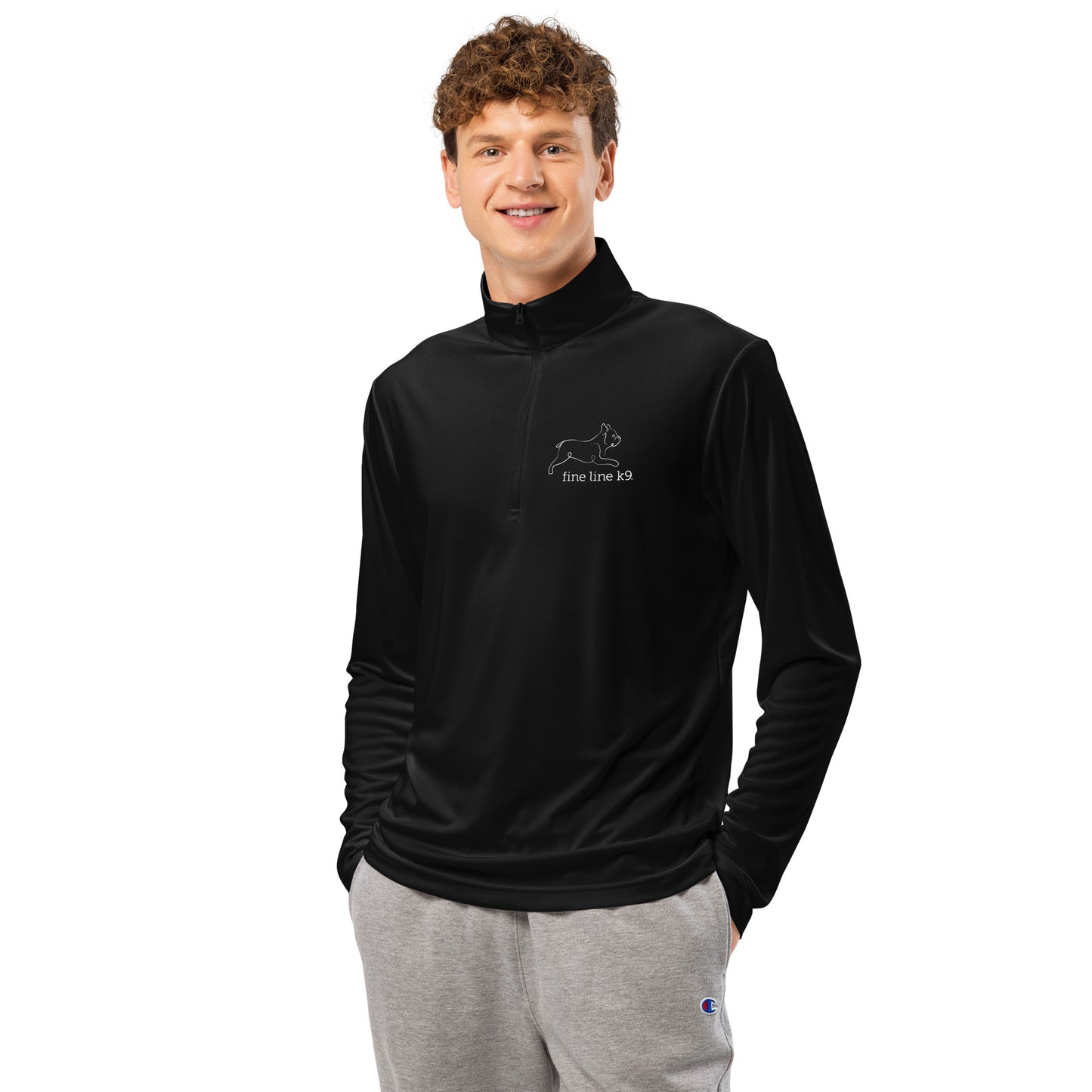 The Essential FLK9 Lightweight quarter-zip pullover (Unisex)- DESIGNED on the NORTH COAST